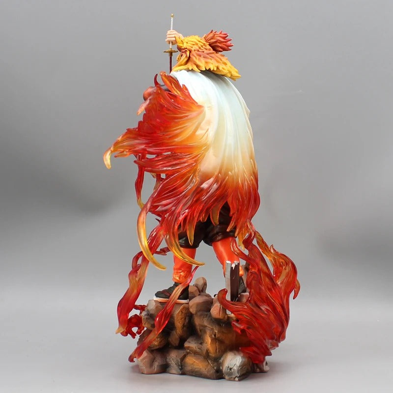 30cm Demon Slayer Figure – Rengoku Kyoujurou Flame Hashira PVC Statue